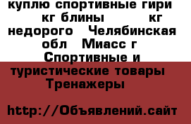 куплю спортивные гири 10,16кг,блины 15,20,25кг недорого - Челябинская обл., Миасс г. Спортивные и туристические товары » Тренажеры   
